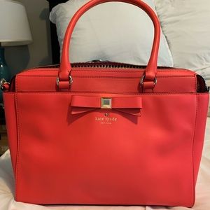 Hot pink Kate Spade handbag
